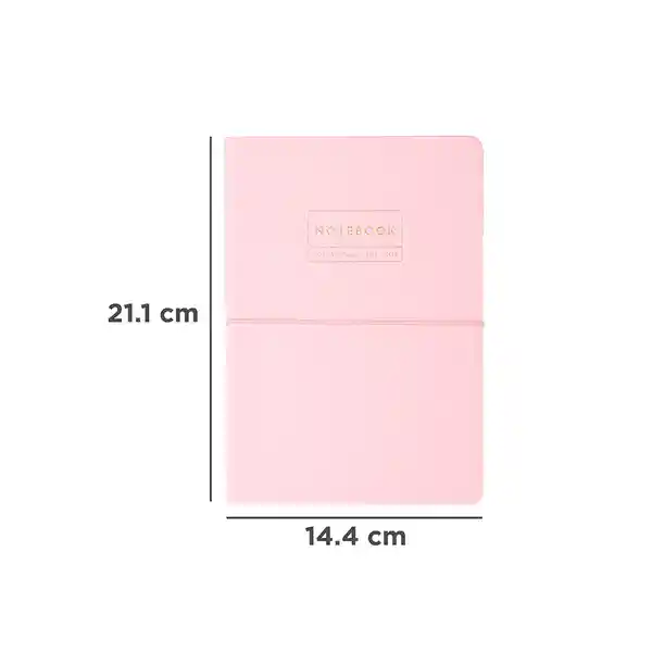 Cuaderno Ufufy 80 Hojas Rosa Miniso