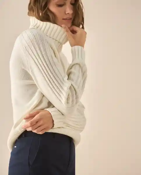 Saco Tejido Crudo Puro Claro Talla L 663G203 Esprit