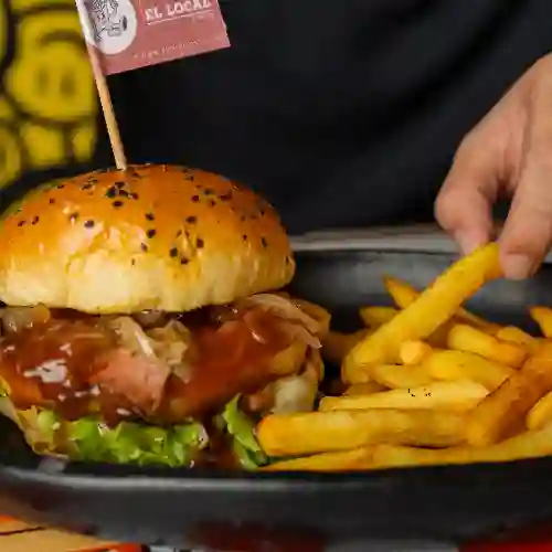 Master Burger + Papas