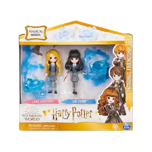 Wizarding World Juguete Mini Amigos Luna Cho y 2 Patronus