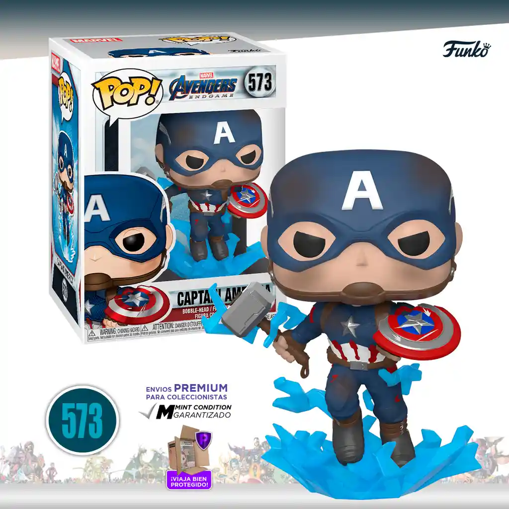 Funko Pop Figura Coleccionable Avengers Captain America