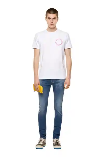 Diesel Camiseta T-Diegos-B7 Blanco Talla M