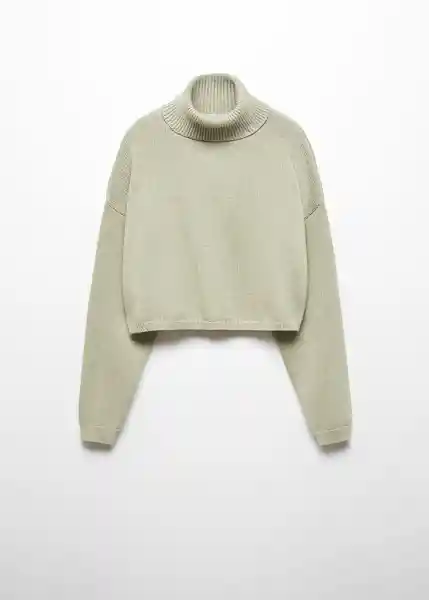 Jersey Ricotta Khaki Talla L Mujer Mango