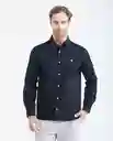 Camisa Oxford Duck Negro Noche Ultraoscuro S Chevignon