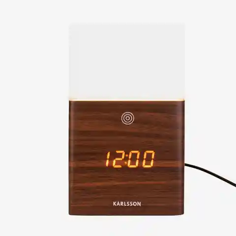 Present Time Reloj Despertador Frosted Led Miel