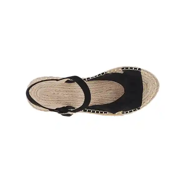 Sandalias Yute Bast Negro Talla 39