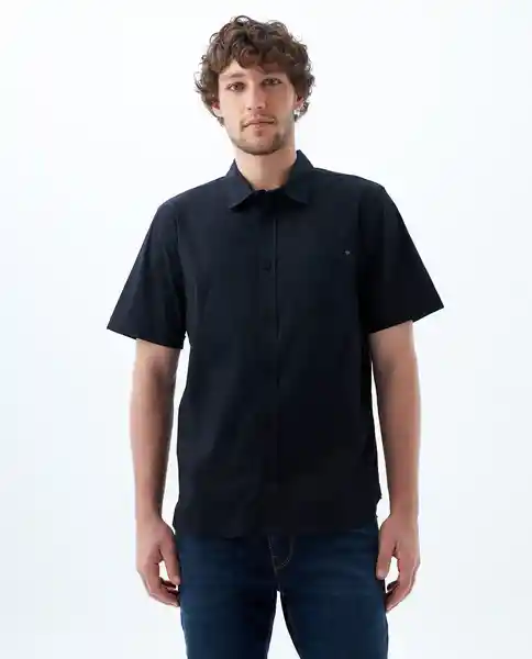 Camisa Hombre Negro Talla S 819f010 Americanino