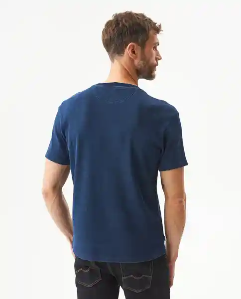 Camiseta Denim Tee Azul Medianoche Ultraoscuro S Chevignon