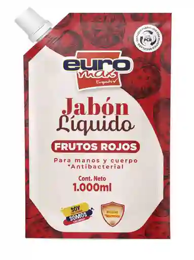 Euromax Jabón Líquido Frutos Rojos