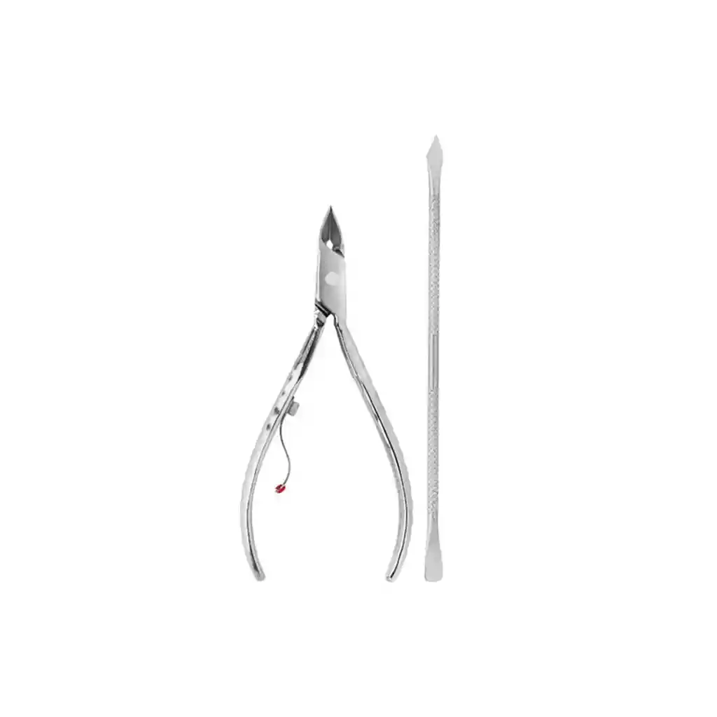 Mundial Alicate Cutícula + Espatula Doble Professional 778-e