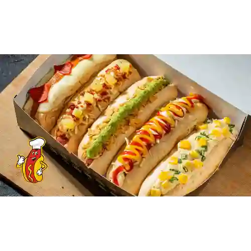 Box Hot Dogs X5