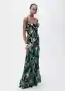 Vestido Volare Negro Talla S Mujer Mango
