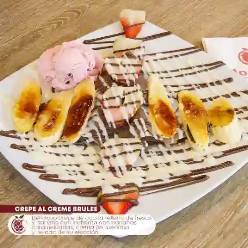 Crepe Al Creme Brulee