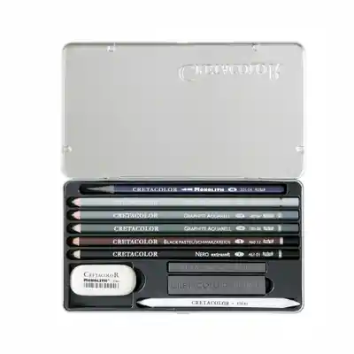 Cretacolor Estuche Metal Artino Grafito