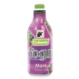 Yogur Entero Mora Colanta Garrafa x 1750 g