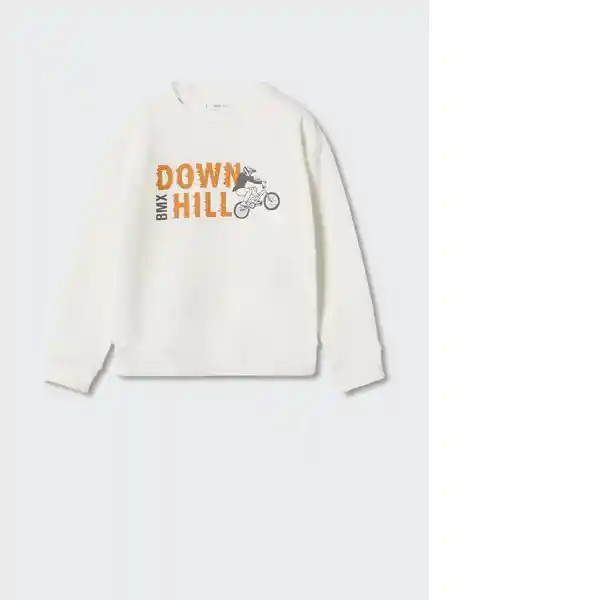 Sudadera Stuff Off White Talla 06 Niños Mango