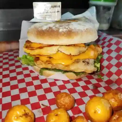 Hamburguesa Carnal Pollo