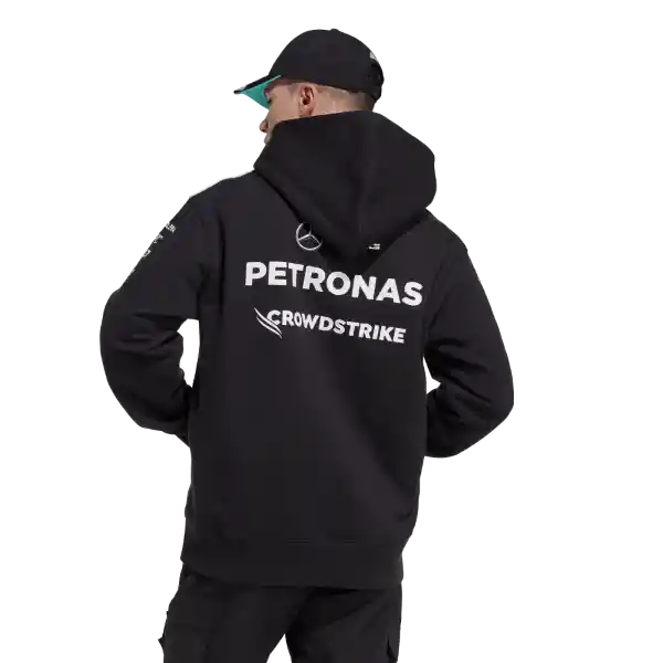 Adidas Buzo Hoodie Hood F1 Mercedes Lifestyle Hombre Negro T XL