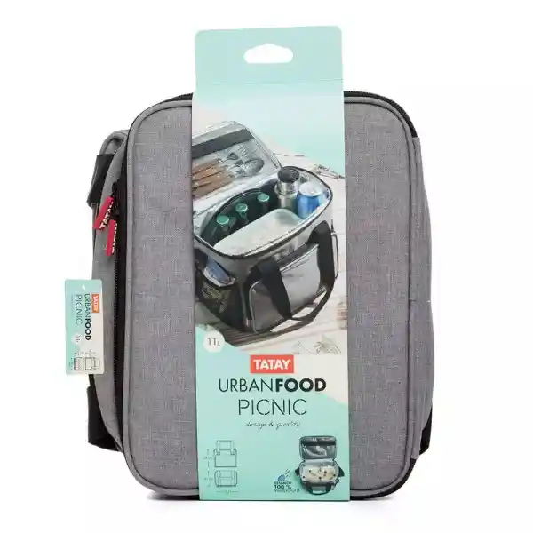 Tatay Lonchera Denim Gris 28 5 x 21 x 24 cm 1184515