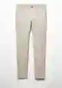 Pantalón Barnal Gris Talla 44 Hombre Mango