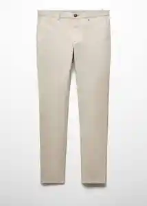 Pantalón Barnal Gris Talla 44 Hombre Mango