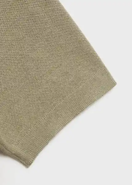 Camiseta Tricot Andrew Khaki Talla M Hombre Mango
