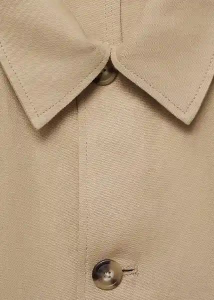 Chaqueta Darren Beige Talla M Hombre Mango