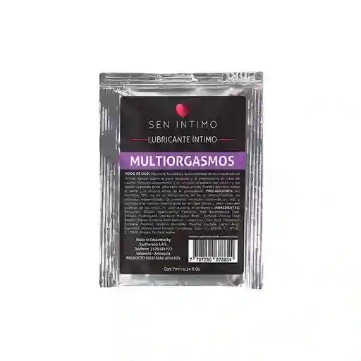 Sen Íntimo Lubricante Íntimo Multiorgasmos Sachet