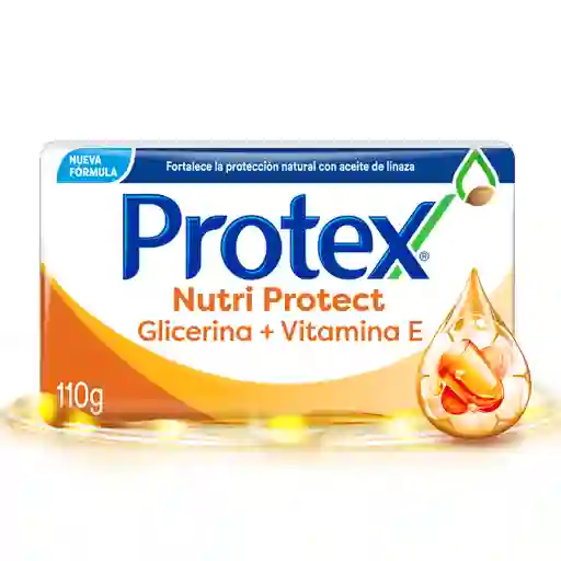 Jabón Antibacterial Protex Nutri Protect Vitamina e Barra 110 g