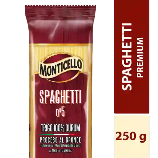 Monticello Spaghetti Clásica # 5