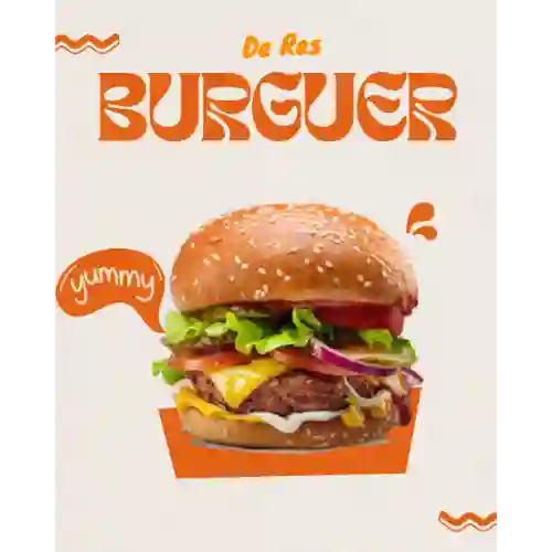 Hamburguesa de Res
