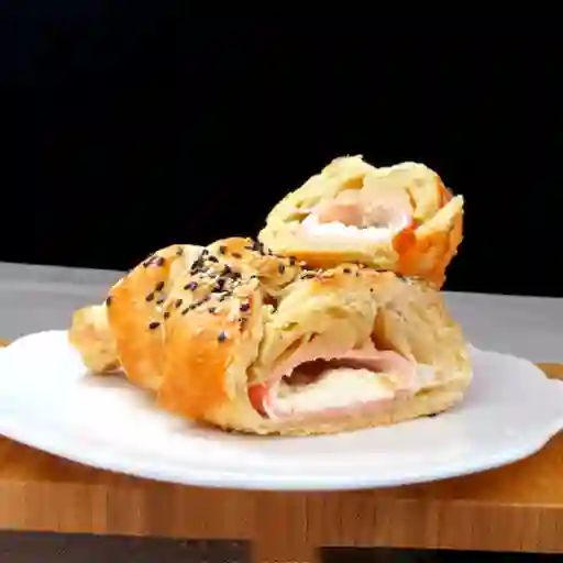 Pastel Philadelphia y Jamón