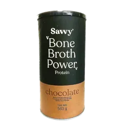 Savvy Proteína Bone Broth Sabor A Chocolate