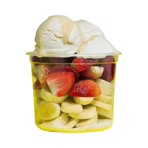 Banano con Fresas