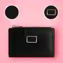 Cartera Para Mujer Hebilla Negro Miniso