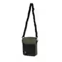 Bolso Crossbody Con Bolsa Frontal de Red Verde Miniso