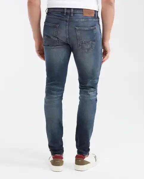 Jean Rider Masculino Azul Clásico Oscuro Talla 30/32 Chevignon