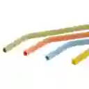 Set de Pitillos Silicona Multicolor Diseño 0002