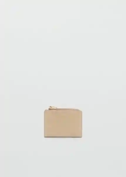 Billetera M Retro Beige Talla 99 Mujer Mango