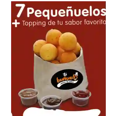 7 Pequeñuelos +Topping Chocolate