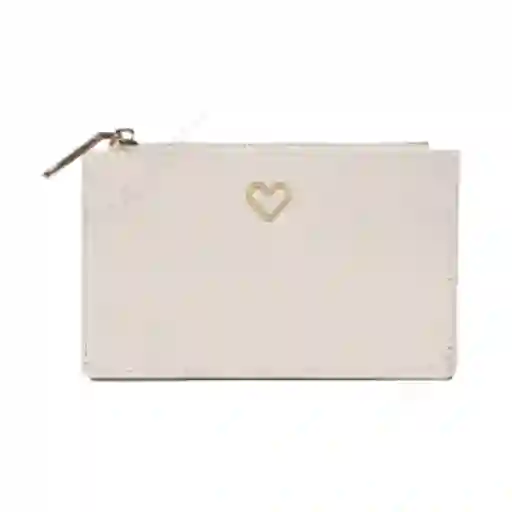 Monedero Con Corazón Serie Blanco Miniso