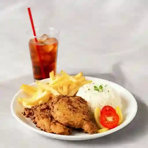 1/4 Pollo Broaster + Sopa De Menudencias O Ajiaco