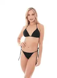 Chamela Brasilera Baño Mujer Negro Única