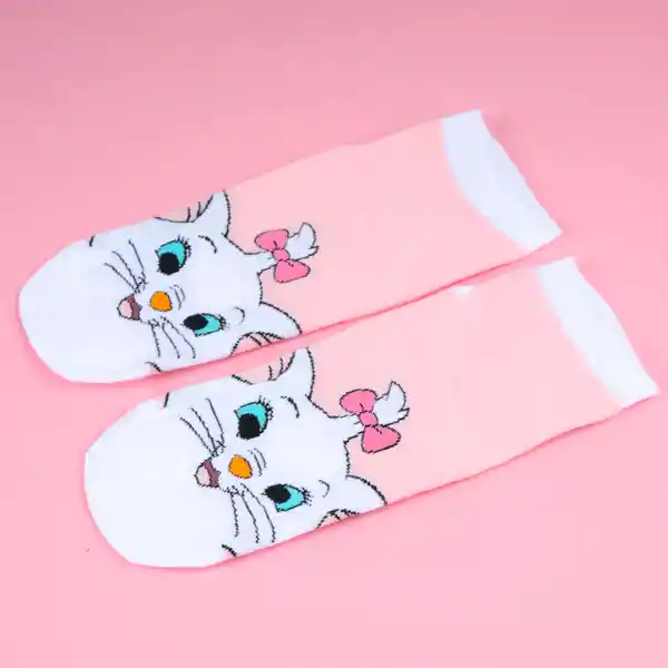 Medias Para Mujer Disney Cat Colección Marie Rosa Miniso