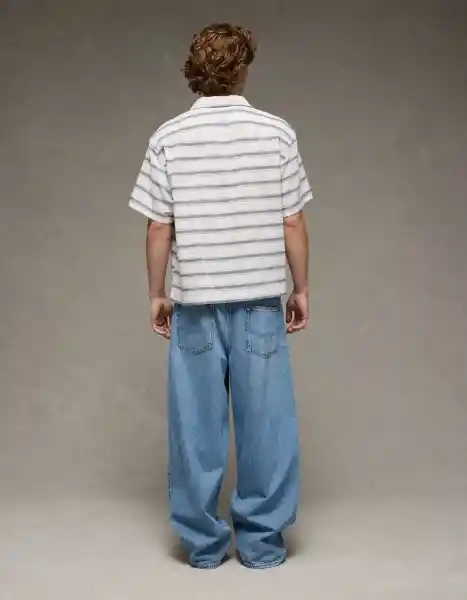 Camisa Hombre Azul Talla XXL 2912400 American Eagle