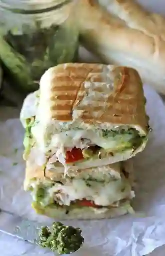 Sandwich vegetariano verde