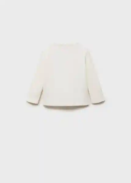 Camiseta Waffle Off White Talla 61 Niños Mango