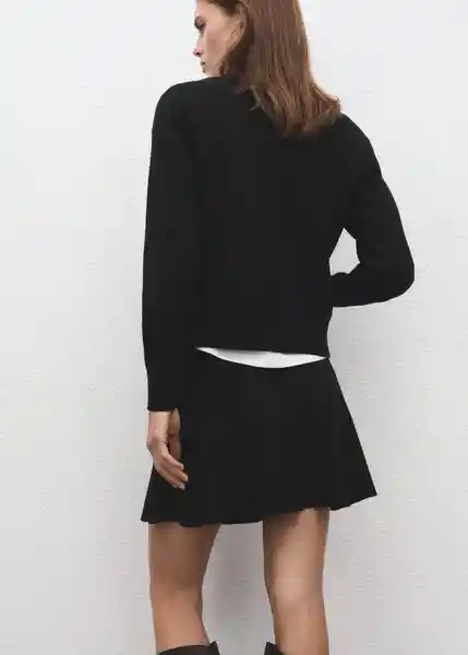 Cardigán Descart Negro Talla M Mujer Mango