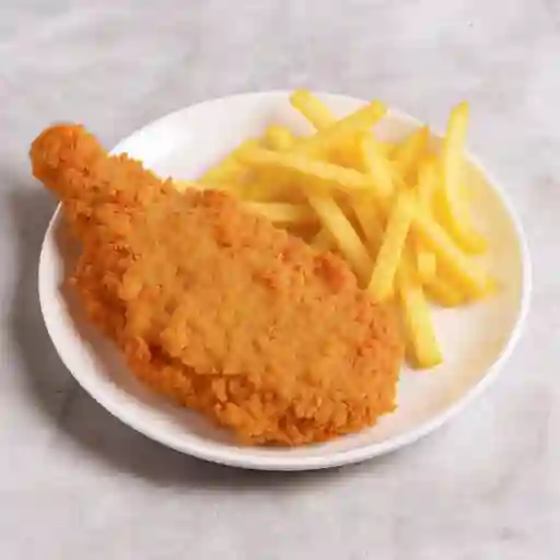 1/4 Pollo dorado (frito)