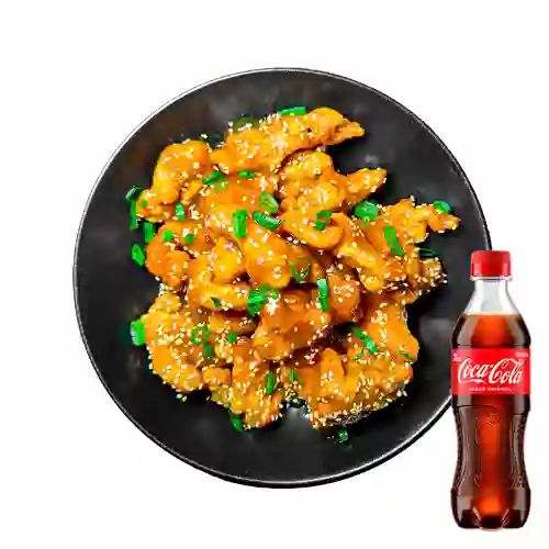 Combo Pollo a la Naranja + Coca Cola Original 400 ml